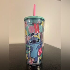 Stitch Aloha Tumbler with Straw